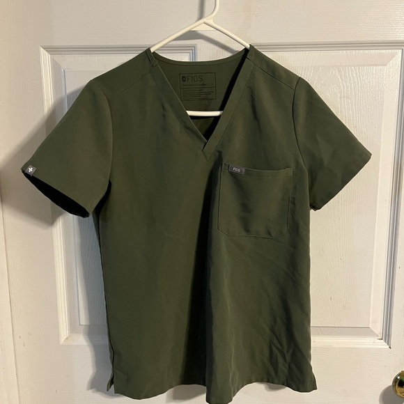 Figs Men's Olive Short Sleeve Tee - Picture 1 of 3